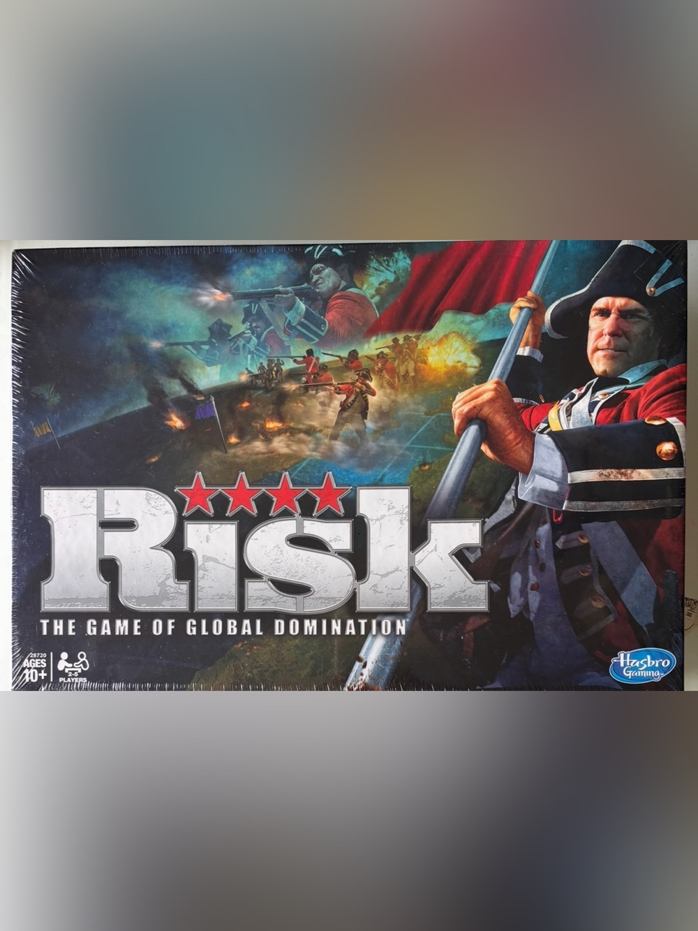 Risk Strategy Board Game - Classic Edition (Blue/Yellow)